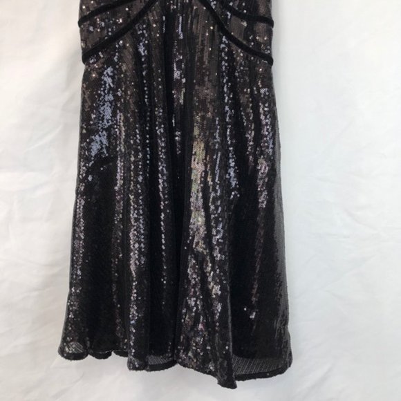 Sexy New Free People Sequined Halter Mini Dress - Picture 6 of 8